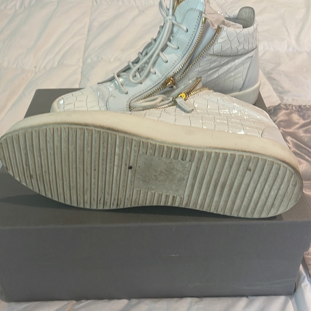 Giuseppe Zanotti Sneakers white / gold - Picture 6 of 7